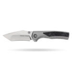 Tusk Blade × Boone Forge "Vanguard" Titanium & Carbon Fiber Frame Lock Knife (3.41" M390 Blade)